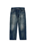 VINTAGE WASHED STRAIGHT DENIM PANT