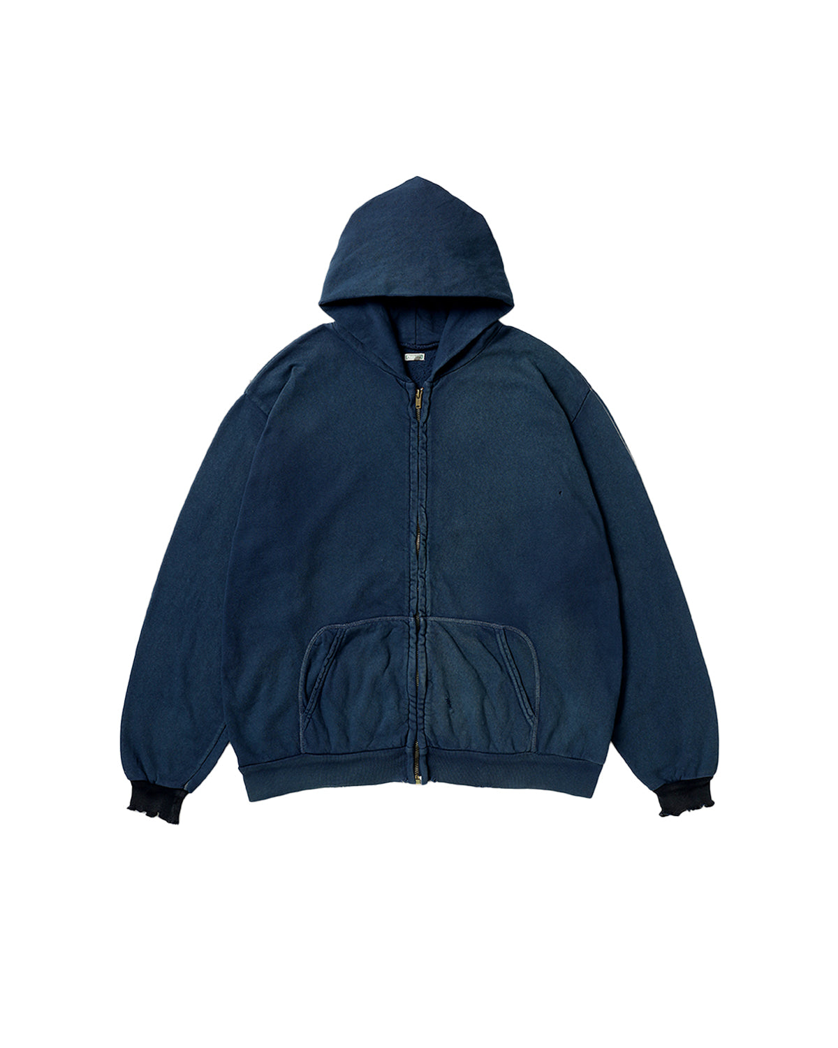 VINTAGE LIGHT WEIGHT ZIP-SWEAT HOODIE