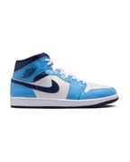 AIR JORDAN 1 MID "UNIVERSITY BLUE"