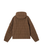 4100014 COTTON NYLON TELA QUILTED-TC HOODED JACKET