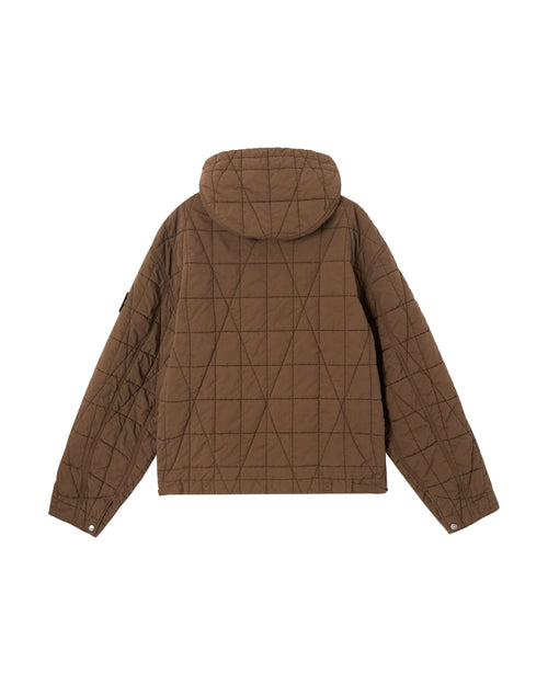 4100014 COTTON NYLON TELA QUILTED-TC HOODED JACKET