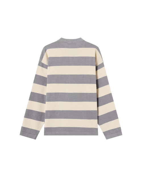 5100051 STRIPED RAW HAND ORGANIC COTTON + LINEN _S.I