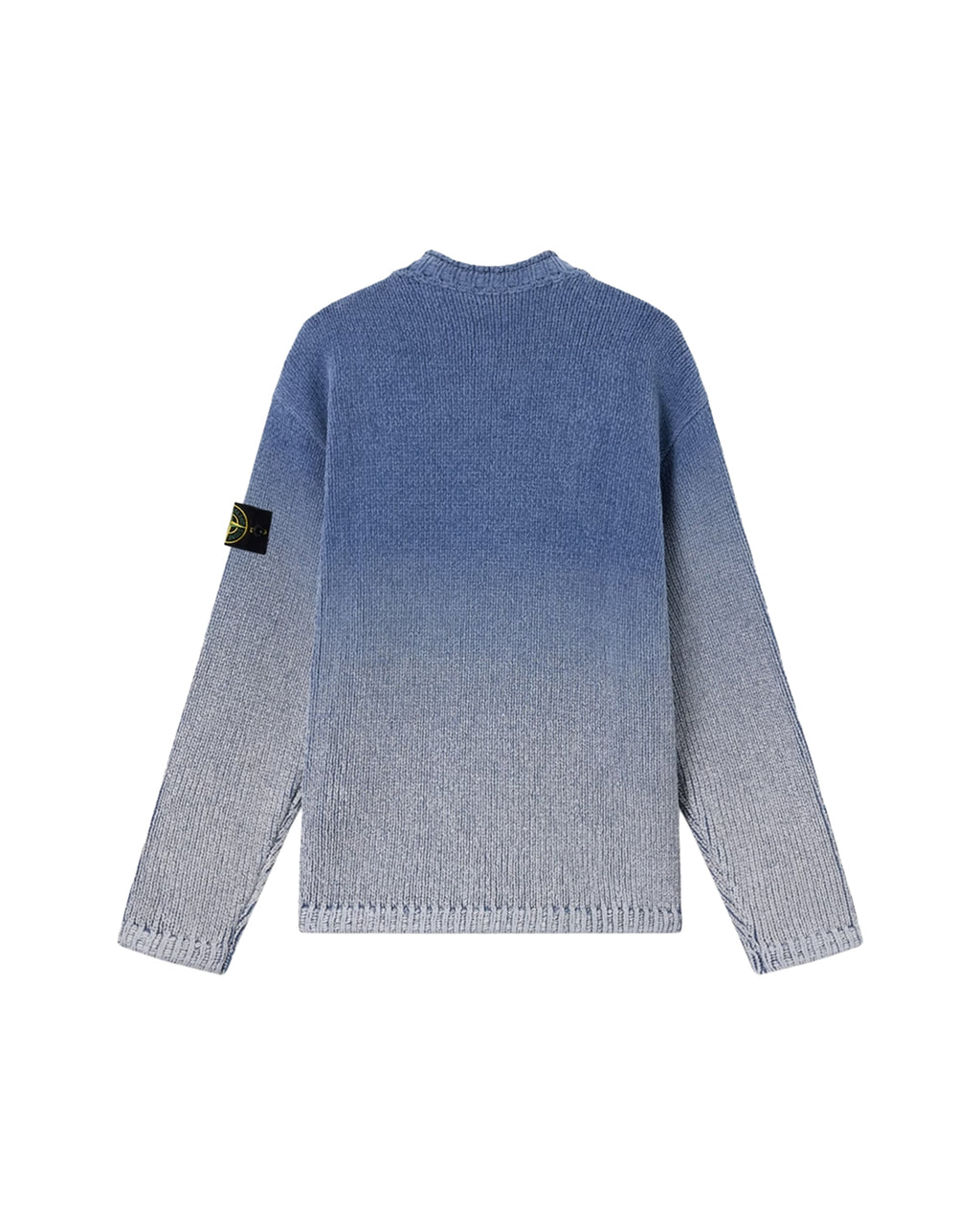 5100003 COTTON CHENILLE DEGRADE PRINT CREWNECK SWEATER