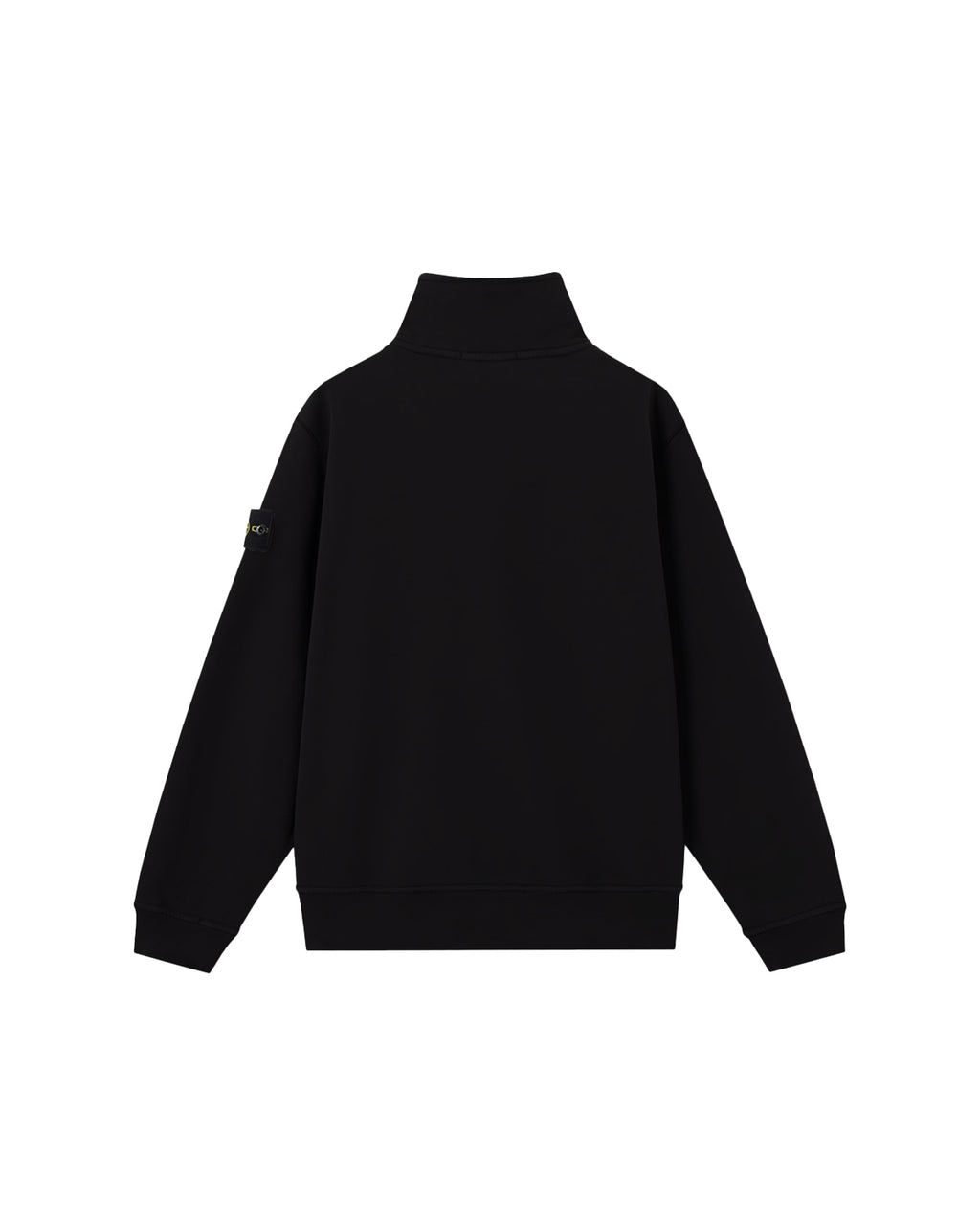 6100021 BRUSHED ORGANIC COTTON HALF-ZIP FLEECE