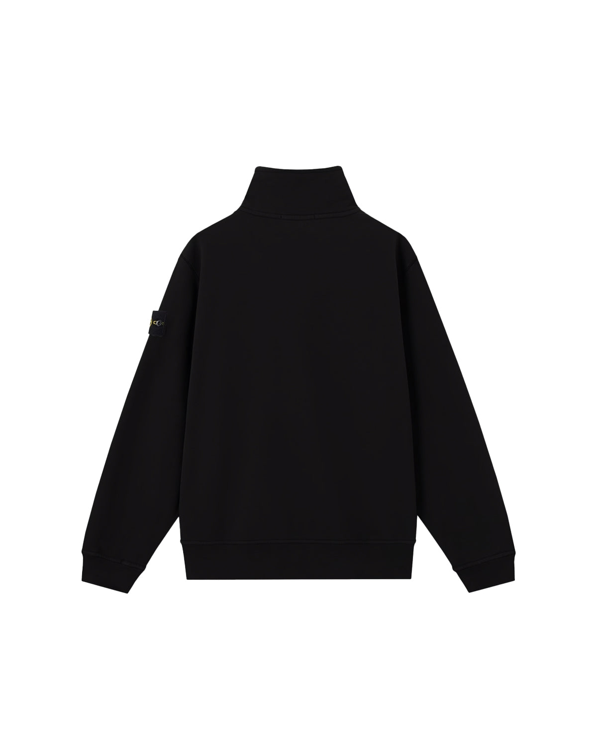 6100021 BRUSHED ORGANIC COTTON HALF-ZIP FLEECE