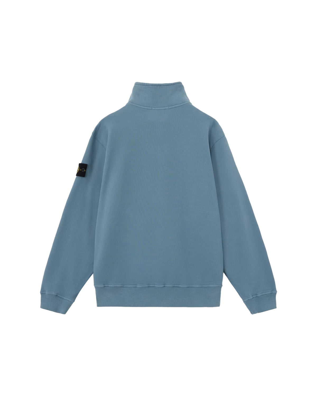 6100021 BRUSHED ORGANIC COTTON HALF-ZIP FLEECE
