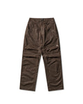 YBMW0163FA132-BRW003
Dark Brown
100% Cotton
Belt loop waist
Button and zipper closer
Waxed water repellant cotton
Embroidered branding on front left leg
Lightweight construction
Regular fit