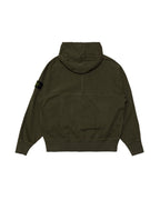 6100068 ORGANIC PANAMA COTTON 'OLD' EFFECT HOODED JACKET