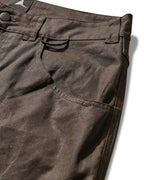 ROA CRIMP SHAPED WAXED COTTON PANTS