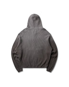ROA BEE SUN FADED ORGANIC WAFFLE ZIP-UP HOODIE