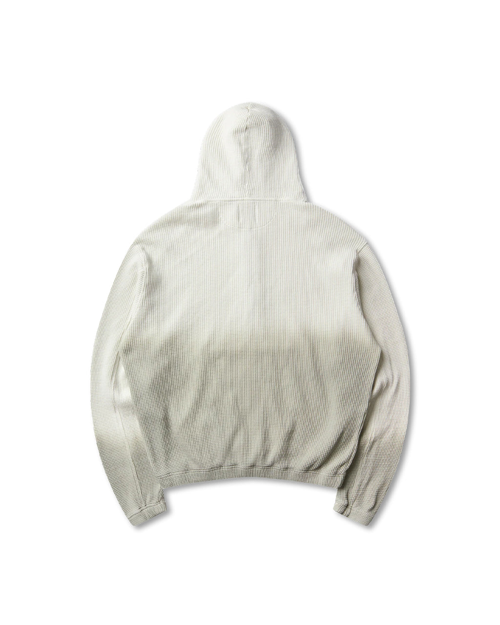 ROA BEE SUN FADED ORGANIC WAFFLE ZIP-UP HOODIE