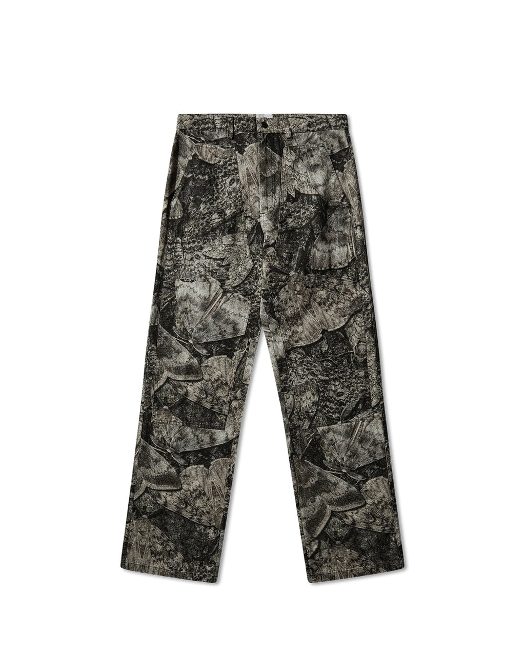 FOMES MOTH PRINT DOUBLE KNEE PANTS