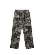 FOMES MOTH PRINT DOUBLE KNEE PANTS